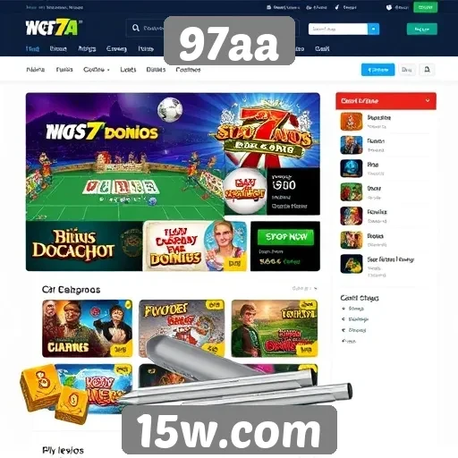 Análise das funcionalidades do site de jogos 97aa